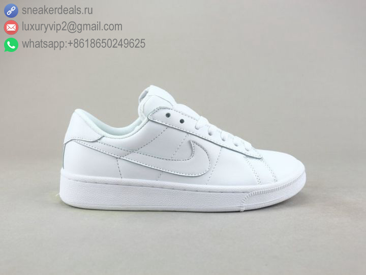 WMNS NIKE TENNIS CLASSIC LOW WHITE WHITE LEATHER UNISEX SKATE SHOES